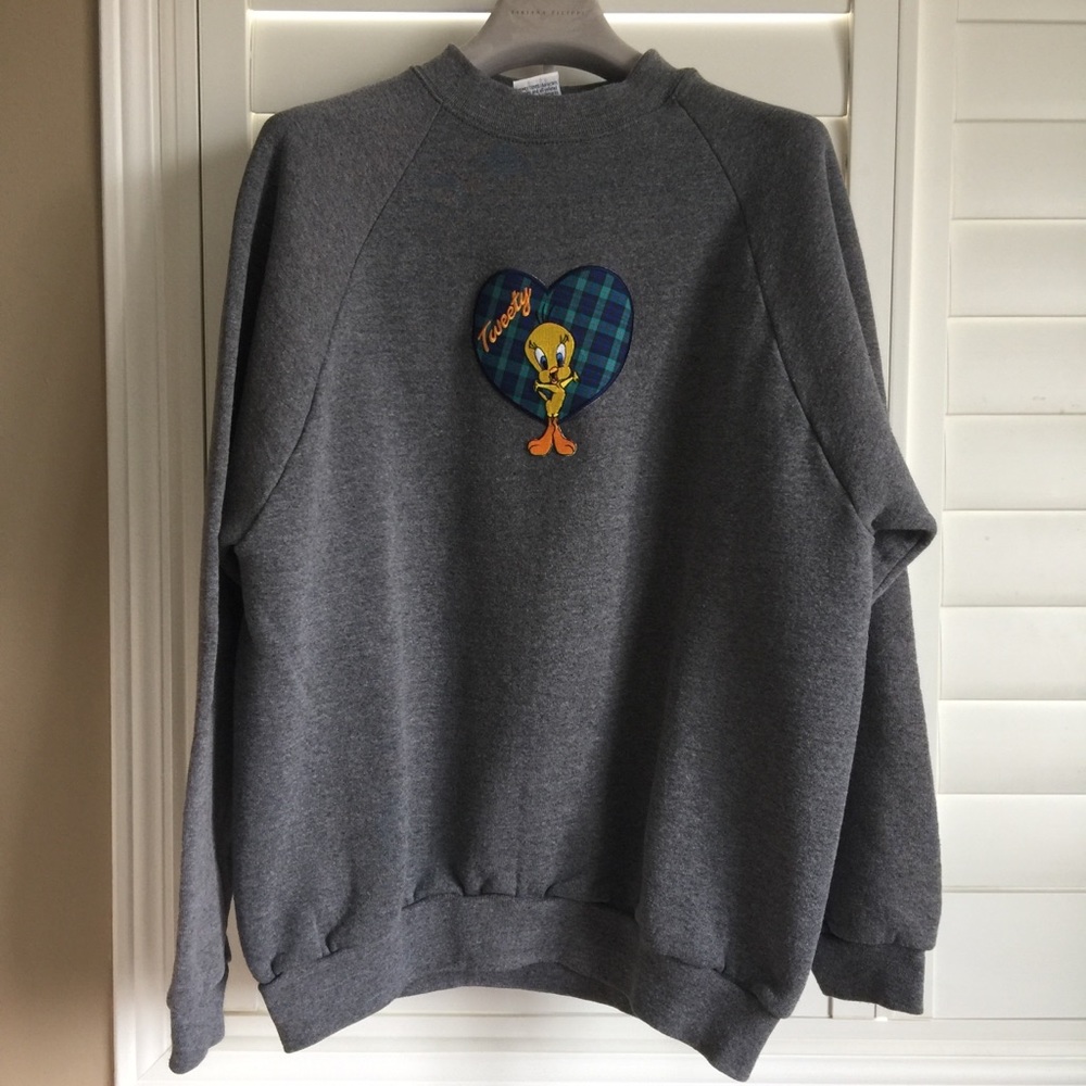 Vintage Looney Tunes Tweety oversized sweater